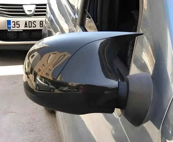 Накладки на Зеркала BMW-Style (2 шт) для Renault Logan MCV 2005-2013 гг | Зображення 3