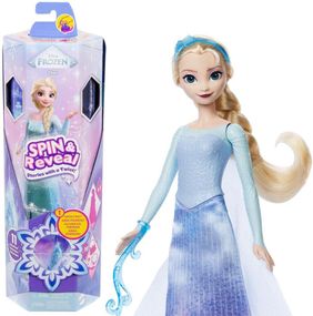 Кукла Эльза с аксессуарами Крути и прояви Холодное сердце Elsa Disney Frozen Spin & Reveal