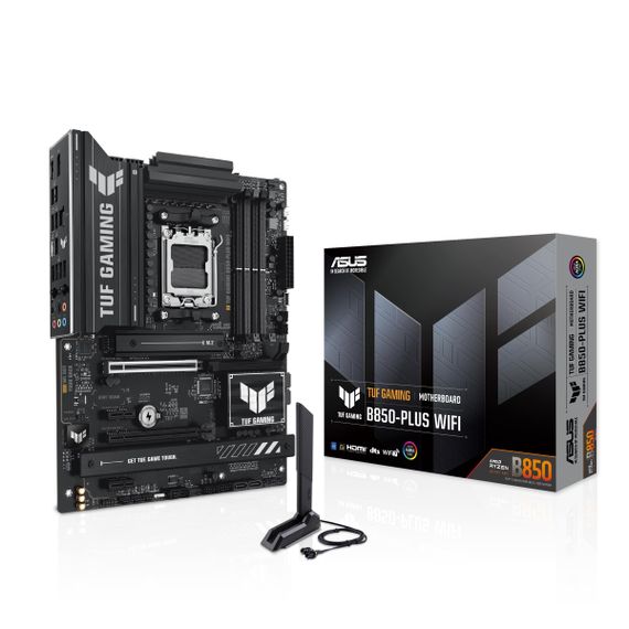Материнcька плата ASUS TUF GAMING B850-PLUS WIFI sAM5 B850 4xDDR5 M.2 HDMI DP WiFi BT ATX 90MB1J30-M0EAY0 | Зображення 9