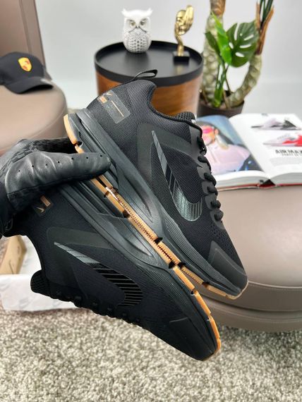 Чоловічі кросівки Zoom Structure 17x All Black Orange (текстиль) весна / літо / осінь 43 27.5 см | Зображення 5