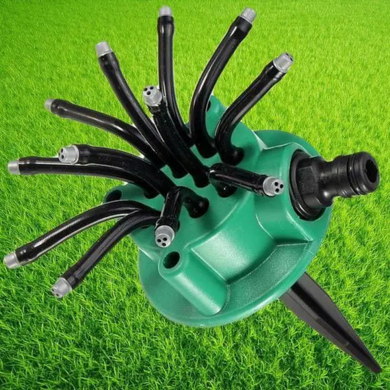Розпилювач, розумна система поливання 12 в 1 Fresh Garden, автополив на 360 градусів газону саду городу | Зображення 7