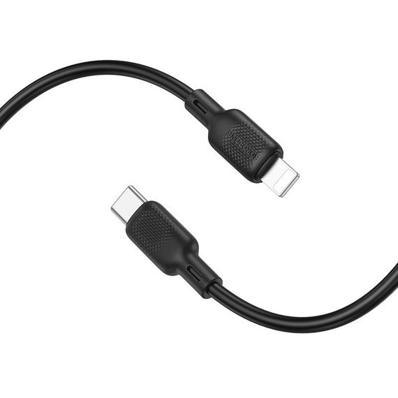 Дата кабель Borofone BX113 Lenny Type-C to Lightning 27W (3m) Black | Зображення 2