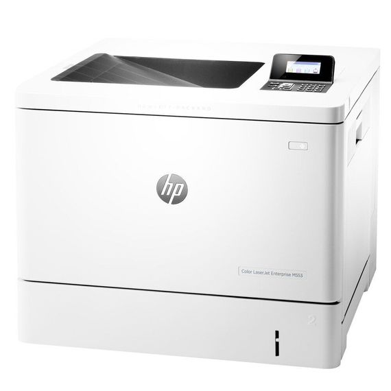 Принтер HP Color LaserJet Managed M553dnm / Лазерная цветная печать / 1200x1200 dpi / A4 / 38 стр/мин / Ethernet, USB 2.0 / Дуплекс б/у | Зображення 2