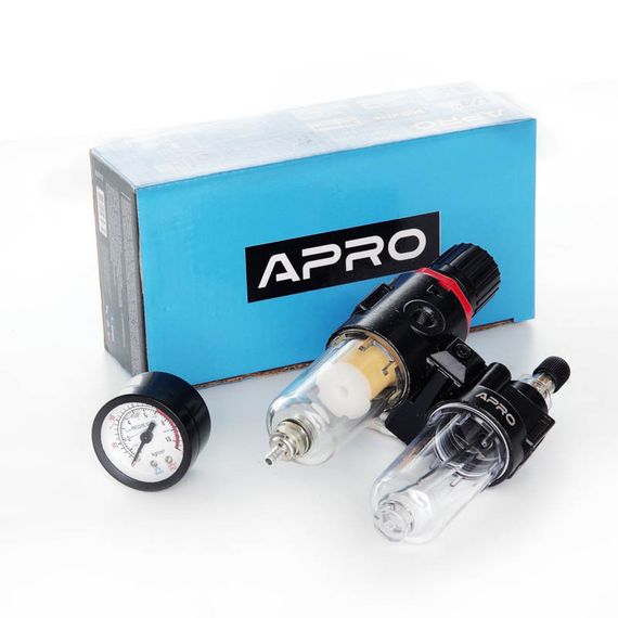 Блок подготовки воздуха в сборе 500 л/мин 1/4` APRO | Зображення 3