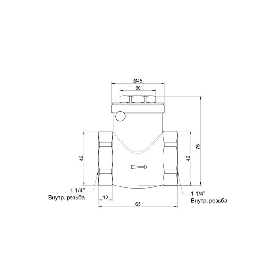 Зворотний клапан SD Plus 1" 1/4 SD242W32 | Зображення 2