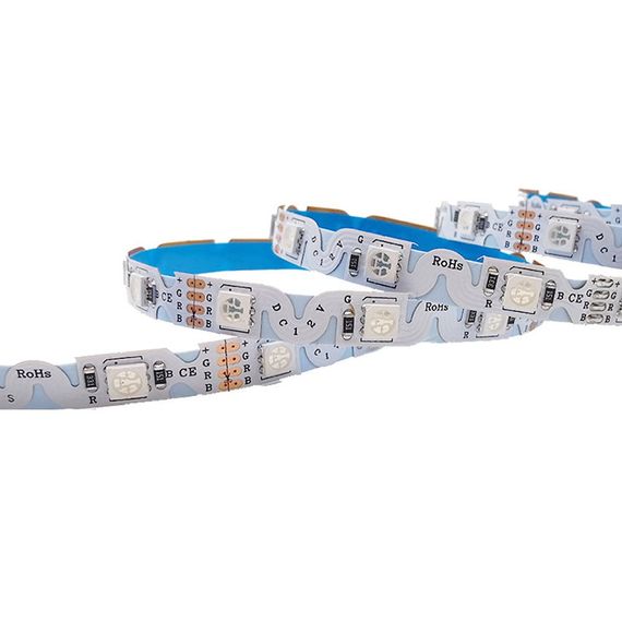 Світлодіодна LED стрічка PROLUM™ 12V; S-TYPE; 3535\96; IP20; Series "S", RGB | Зображення 1