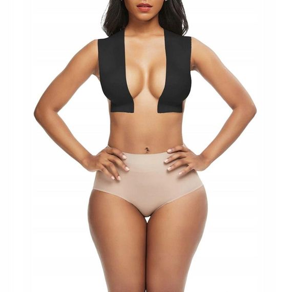 Кинезио тейп для поддержки груди (6,8м×5см), 1 рулон, Boob Tape, Черный / Лента для тейпирования груди | Зображення 5