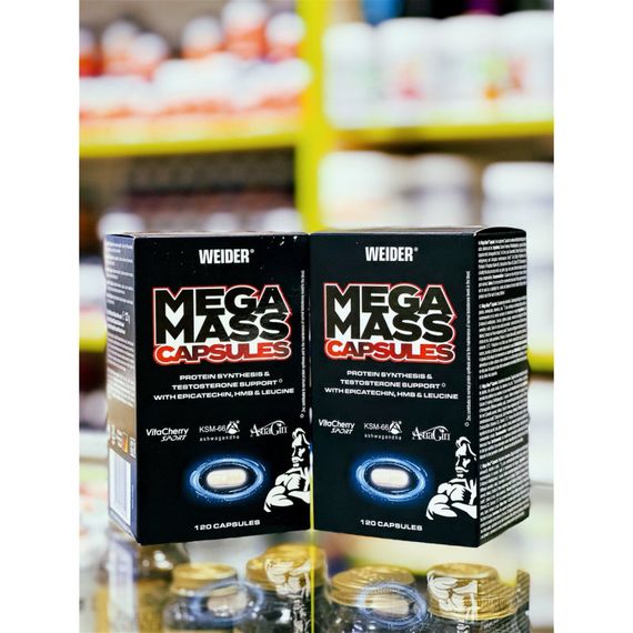 Стимулятор росту м'язів Weider Mega Mass Сapsules 120 caps | Зображення 3