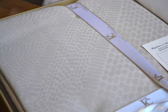 Постільна білизна First Choice Jacquard Satin 200 х 220 см Etnic Beige | Зображення 3