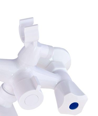 Змішувач для ванни Plamix Omega-140 Euro White (без шланга та лійки) (PM0648) | Зображення 1