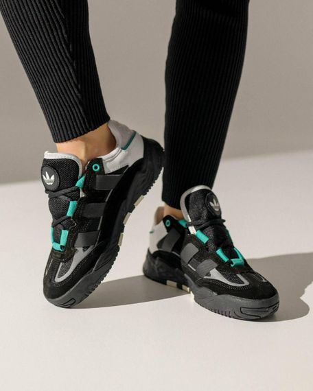 Женские кроссовки Niteball New Black Green , Вьетнам 36 | Зображення 4