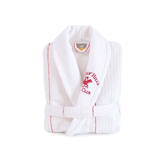 Халат Beverly Hills Polo Club 9483 Туреччина XS/S  Махра Червоний