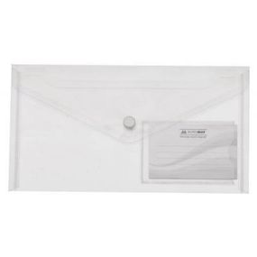 Папка - конверт Buromax DL (240x130мм) TRAVEL, clear (BM.3938-00) - Топ Продаж!