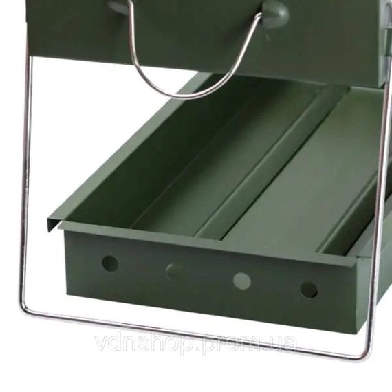 Мангал портативний складаний 51.5×23×25 см з решіткою HP461GR | Зображення 4