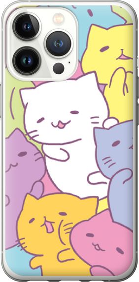 Чехол на iPhone 13 Pro Котики "2534u-2372-17620"