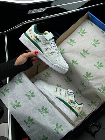 Жіночі кросівки Forum 84 Low New White Green Yellow , В'єтнам 37 (23,5 см) | Зображення 4