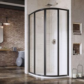 Душова кабіна Ravak SKCP4-80 195 Чорний TRANSPARENT