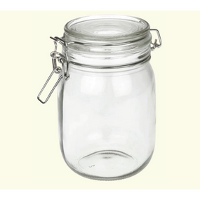 Ємність скляна з бугельним замком VT-7410 Vittora 1000 мл