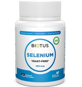 Селен Biotus Selenium 200 mcg 60 Caps BIO-530845