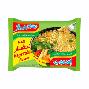 Локшина швидкого приготування з овочевим смаком  75г Indomie 8994963002909