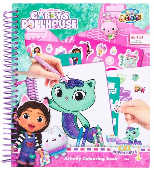 Книжка для розфарбовування Disney GABBY'S DOLLHOUSE Актівіті (GD24356)