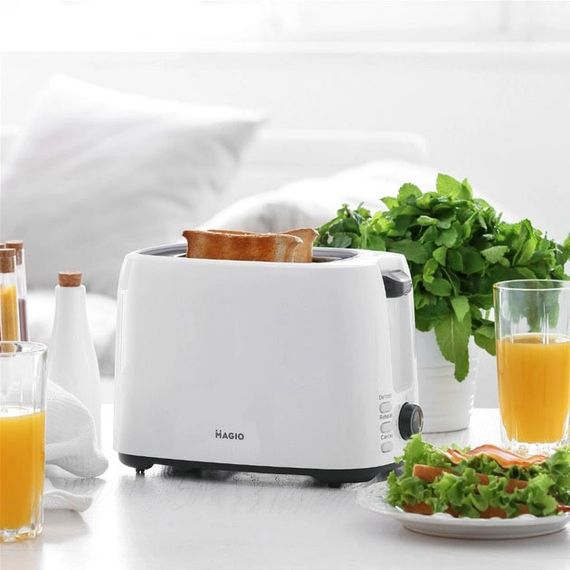 Тостер MAGIO MG-278 830 Вт, універсальний тостер, тостер кухонний для дому, тостерниця, сендвіч-тостери | Зображення 2