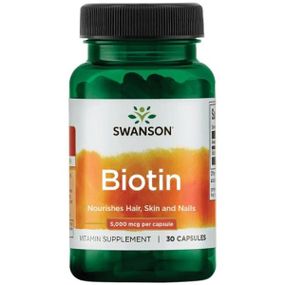 Біотин Swanson Biotin 5 mg 30 Caps