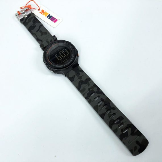 Годинник наручний чоловічий SKMEI 1841CMGY GREY CAMO, армійський годинник протиударний. Колір: сірий | Зображення 6