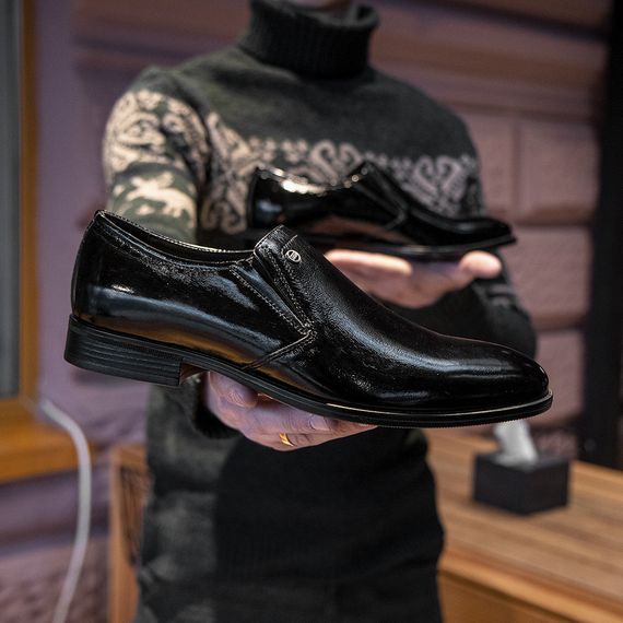 Лакированная мужская обувь туфли 39 размер | Зображення 5