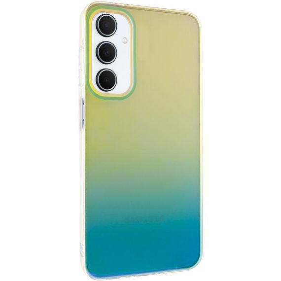 Чехол TPU+PC Glassbend для Samsung Galaxy A15 4G/5G / M15 5G Green