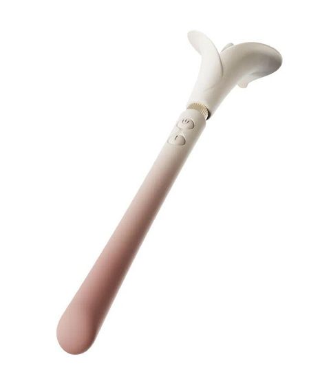 Розкішний вібромасажер Zalo – Calla Blossom Pink, двосторонній, 2 мотори Sex Aura | Зображення 2