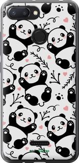 Чохол на Xiaomi Redmi 6 Панди "4318t-1521-2448"