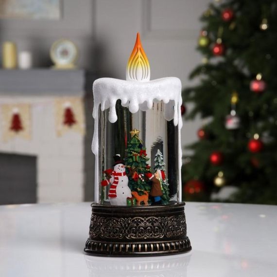 Новорічний нічник Свічка зі сніговиком XPRO WDL-23016B 24,5 см (47700-10087_818) | Зображення 3