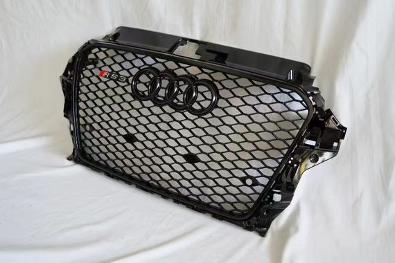 Передня решітка RS-style (2012-2016, чорна) для Ауди A3 рр | Зображення 4