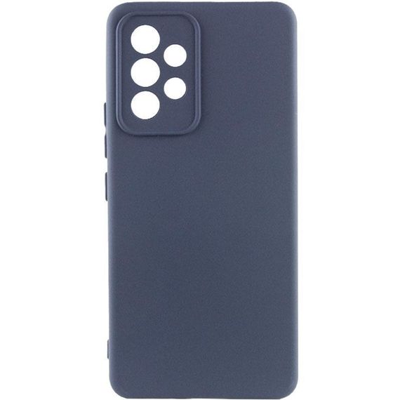 Чохол Silicone Cover Ummi Lakshmi Full Camera (AA) для Samsung Galaxy A13 4G Синій / Midnight Blue