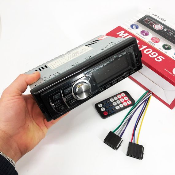 Автомагнітола MP3 1095/7336 BT ISO зі знімною панеллю 1DIN 4х50Вт, Автомагнітола стерео звук | Зображення 1