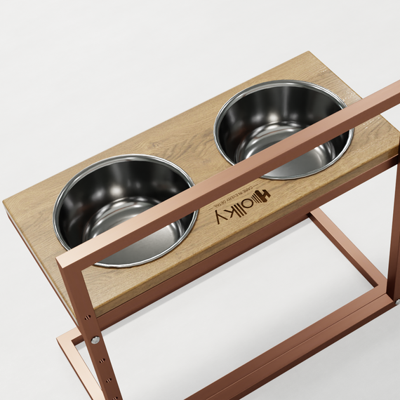 Миски на регулируемой подставке для больших собак Hollky Flex L (2 × 1.8 л) FL-502850-GLNT | Зображення 13