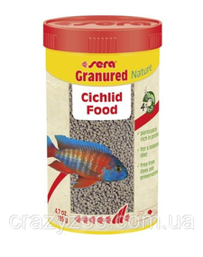 Корм для дрібних м'ясоїдних цихлід Sera Granured Nature в гранулах 135 г 04022