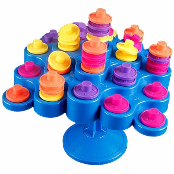 Настольная интерактивная игра Ummi 707-30 Topple Tower Game Blue