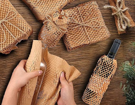 Крафт-бумага PaperPack Honeycomb, рулон - 28 см х 100 м | Зображення 4