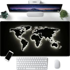 Игровой коврик для мыши "Светящаяся Карта Мира"  HP227