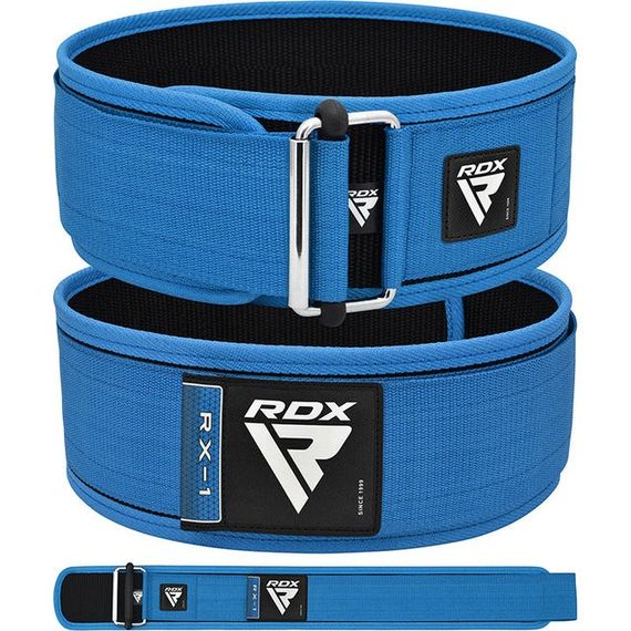 Пояс для важкої атлетики RDX RX1 Weight Lifting Belt BLUE-M | Зображення 3