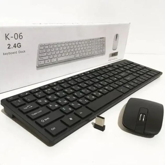 Бездротова клавіатура Keyboard+мишка wireless k06