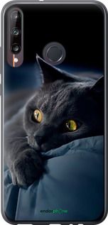 Чохол на Huawei P40 Lite E Димчастий кіт "825t-1875-2448"