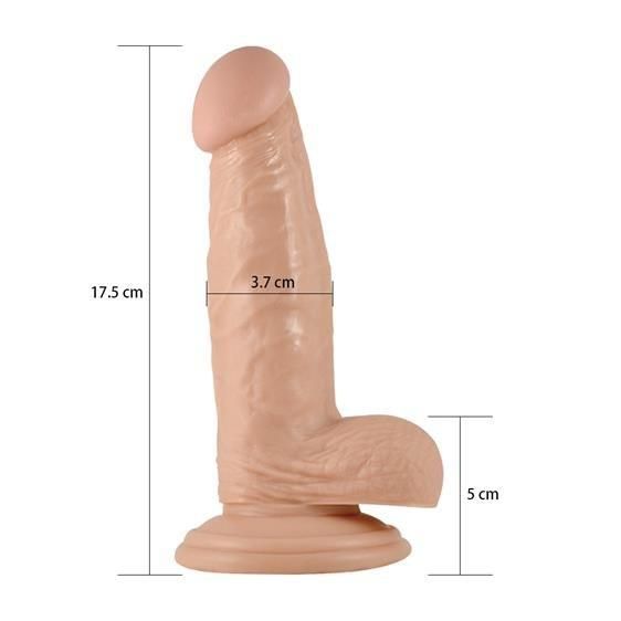 Фалоімітатор - Real Extreme Dildo 7" Sex Aura | Зображення 3