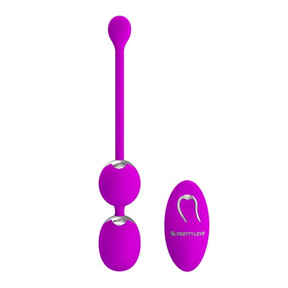 Вагінальні віброкульки - Pretty Love Willie Vibrating Kegel Balls Purple | Зображення 1