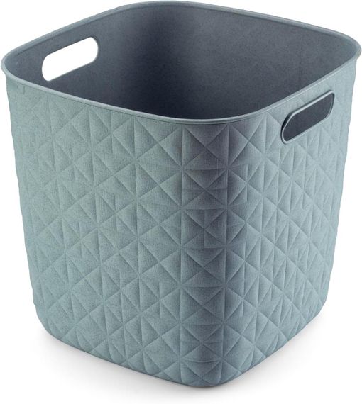 Корзина для хранения пластиковая Curver (Курвер) Softex Cube 15 л (00573) Синий