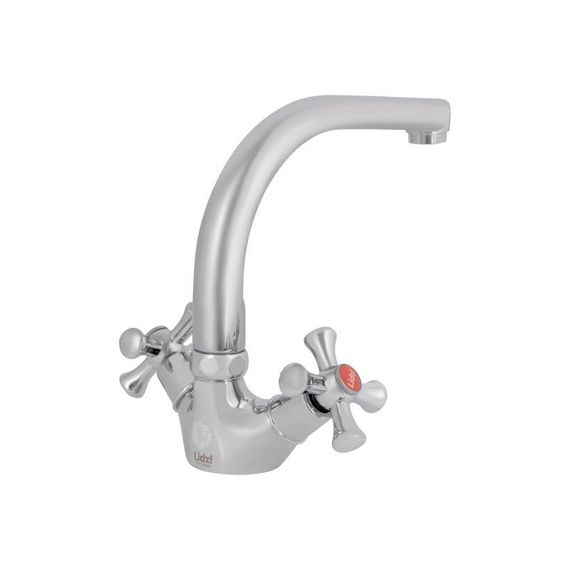 Змішувач для кухні Lidz Lamb 276F двохвентильний LDLAM276FCRM22019 Chrome | Зображення 2