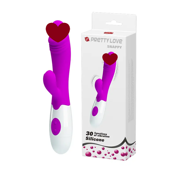 Вібратор з клітеральною стимуляцією Pretty Love Snappy Purple sexstyle