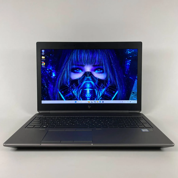 Мобильная рабочая станция HP zBook 15 G5 / 15.6" (1920x1080) IPS / Intel Xeon E-2176M (6 (12) ядер по 2.7 - 4.4 GHz) / 16 GB DDR4 / 512 GB SSD / nVidia Quadro P2000, 4 GB GDDR5, 128-bit / TouchID / WebCam б/у + Подарок Беспроводная мышь / USB | Зображення 1